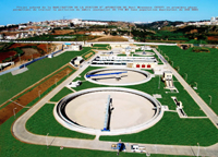 阿尔及利亚BENI MESSOUS5万吨污水处理厂项目新建污水厂全景