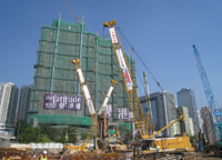香港九龙湾污水截流计划钻孔桩工程
